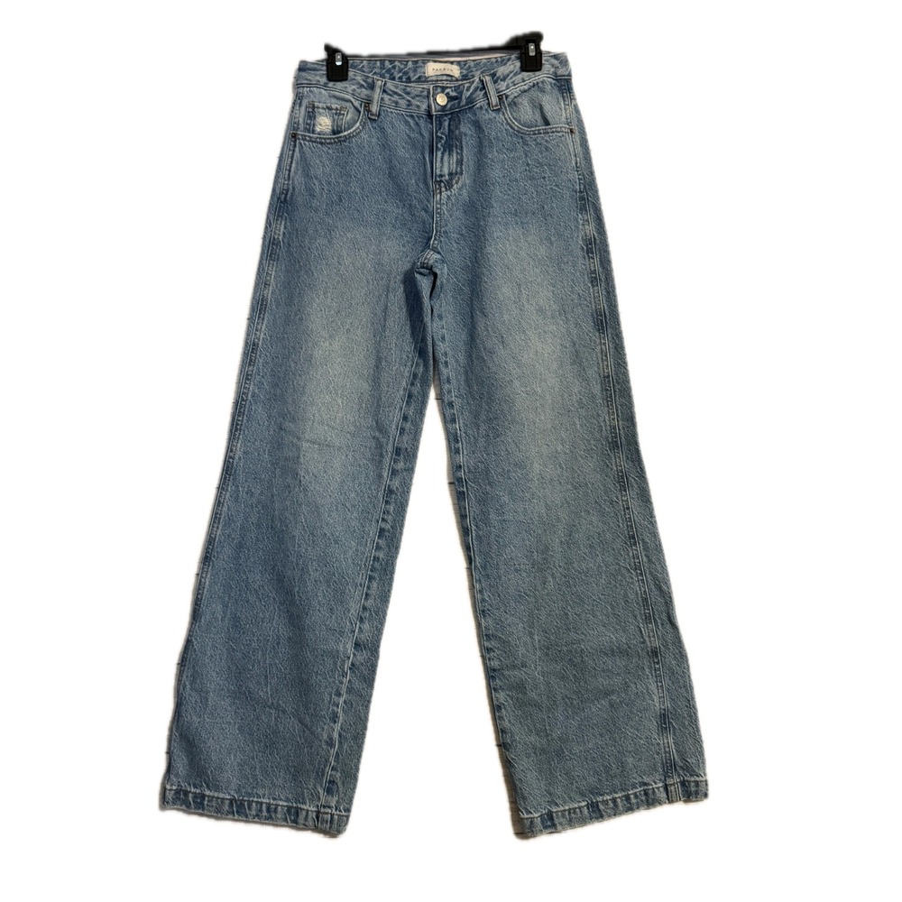 PacSun Casey Baggy Jeans Women's 26 Low Rise Wide Leg Light Wash Y2K
